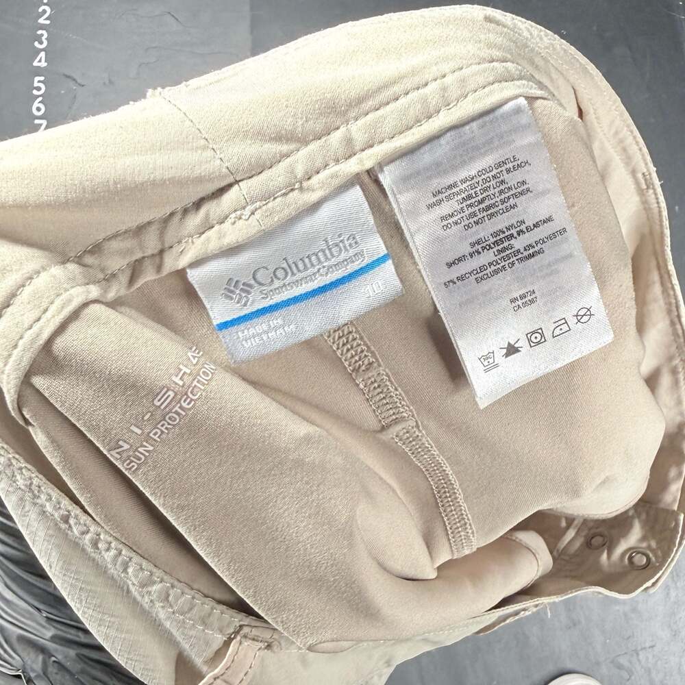 Columbia Omni-Shade Sandy River Cargo Skort Size 10 Tan - Picture 8 of 9
